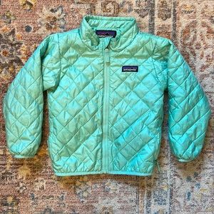 Patagonia nano puff teal size 3T